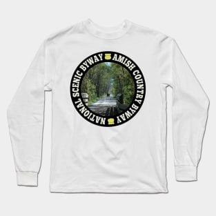 Amish Country Byway National Scenic Byway circle Long Sleeve T-Shirt